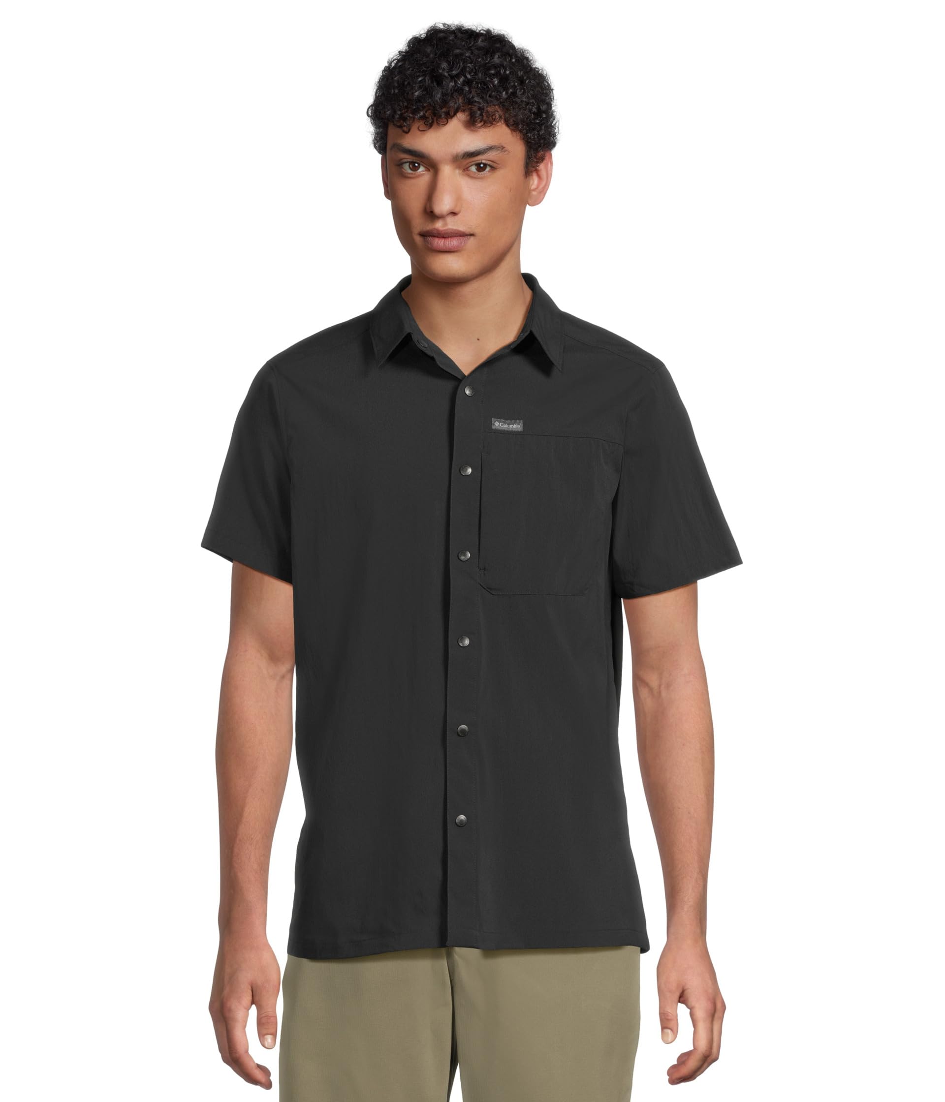 

Рубашка Columbia Sage Peak Woven Short Sleeve Shirt, черный