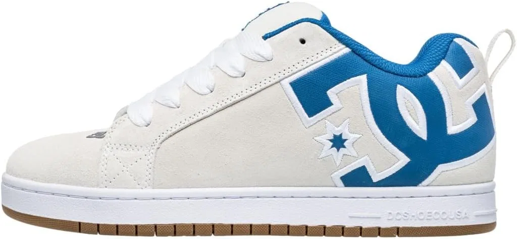 Мужские кожаные кроссовки DC Shoes Court Graphic, светло-серый