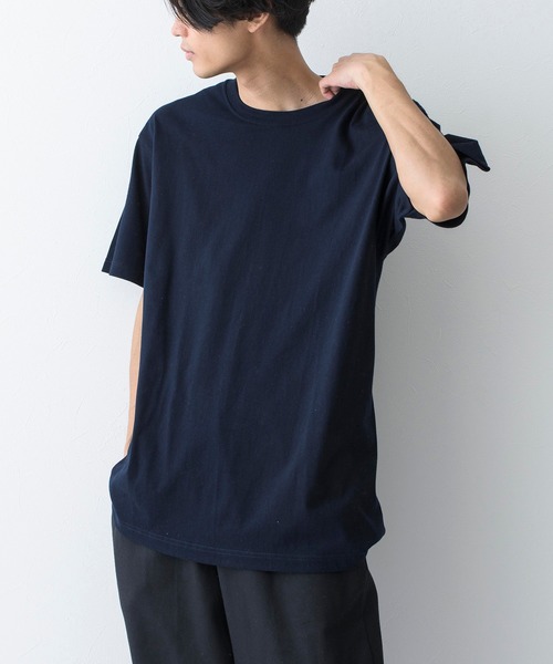 

Футболка из сверхплотной ткани, с коротким рукавом, однотонная Printstar, темно-синий