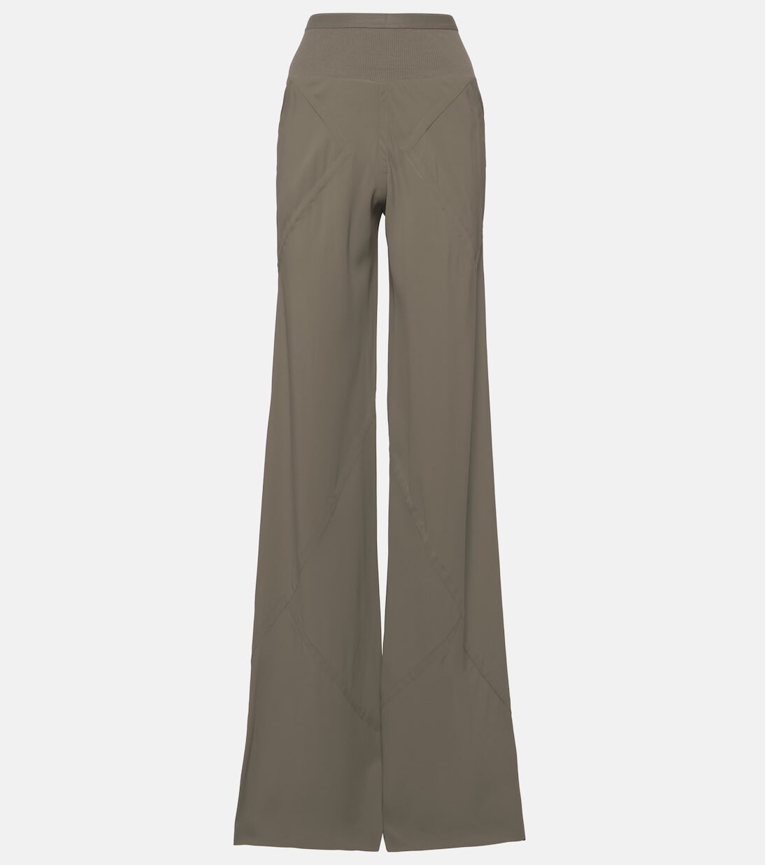 

Широкие брюки из крепа Rick Owens, нейтральный