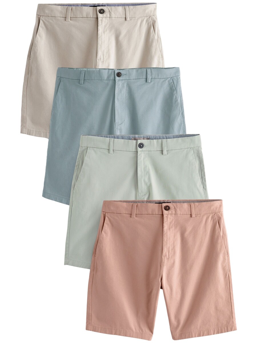 

Обычные брюки- чинос Next, цвет Beige/Light blue/Light brown/Pastel green