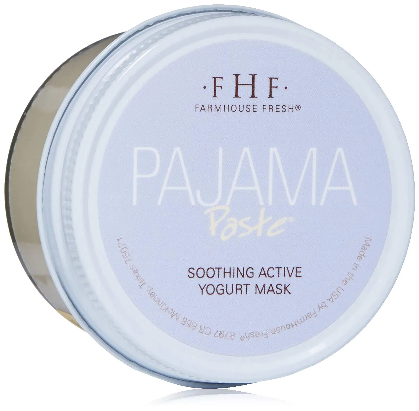 Маска для лица Farmhouse Fresh — Успокаивающая активная йогуртовая Pajama Paste, ,2 жидких унции (упаковка из .) ( .), 94.6 мл