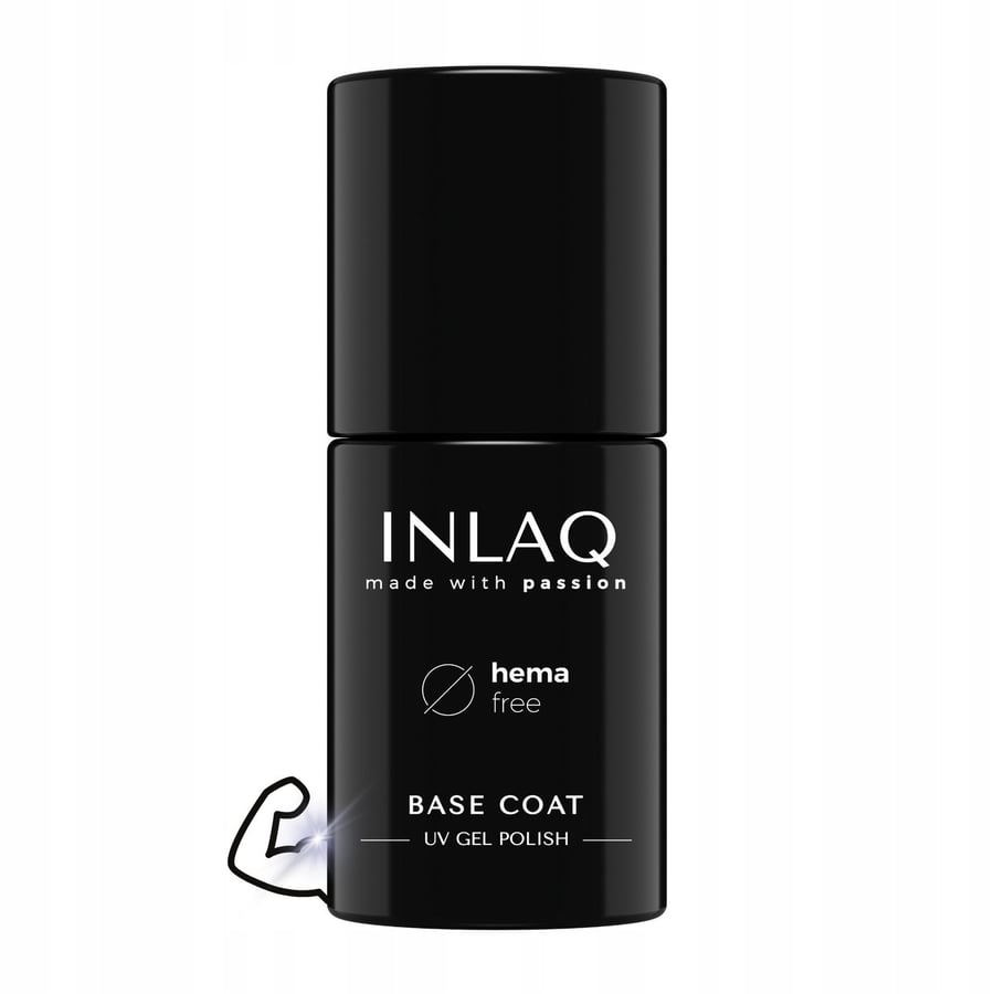 

INLAQ Hybrid Base HEMA Free 6 мл - HARD BASE COAT Базовое покрытие
