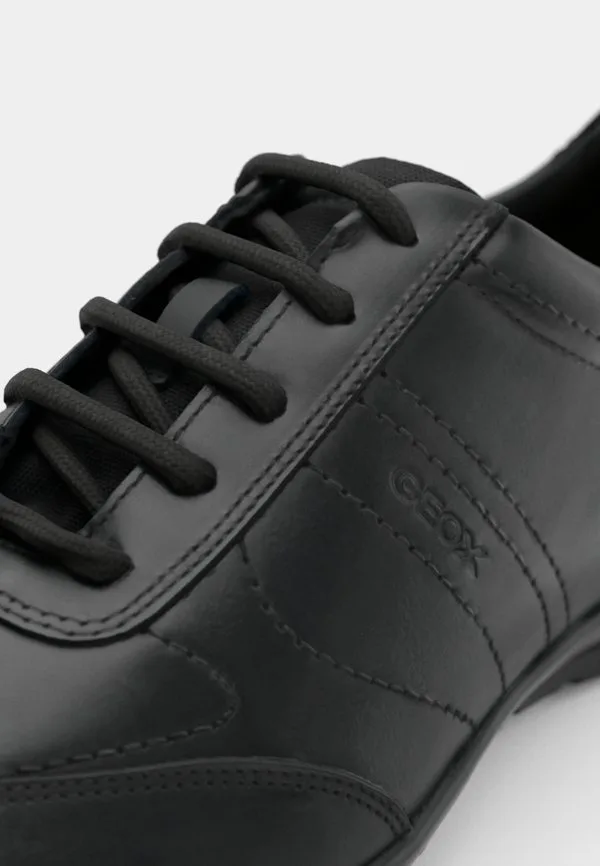 Повседневные кроссовки на шнуровке с символом uomo Geox, Black — фото 3