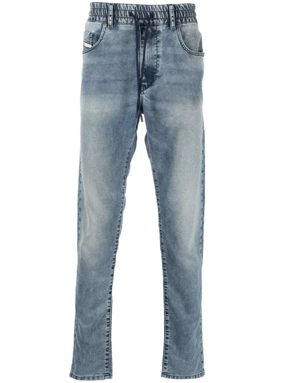 

Узкие джинсы D-Strukt JoggJeans DIESEL, синий