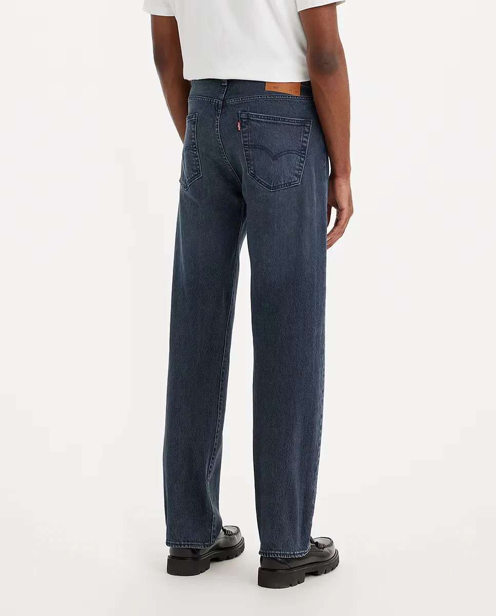 Мужские прямые джинсы 501 Original на эластичной основе Levi's, темно-синий — фото 3