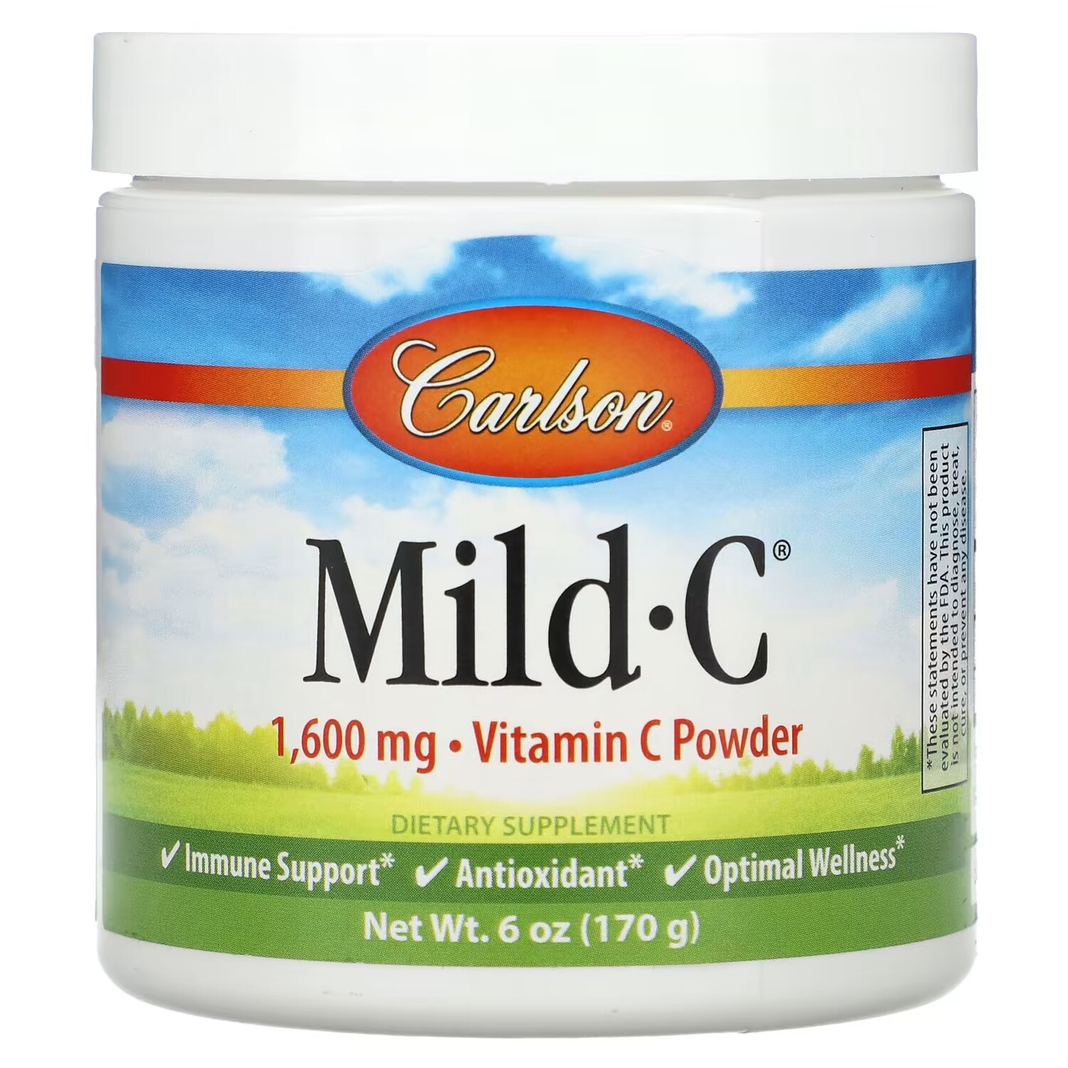 

Порошок витамина С Carlson Mild-C 1600 мг, 170 г