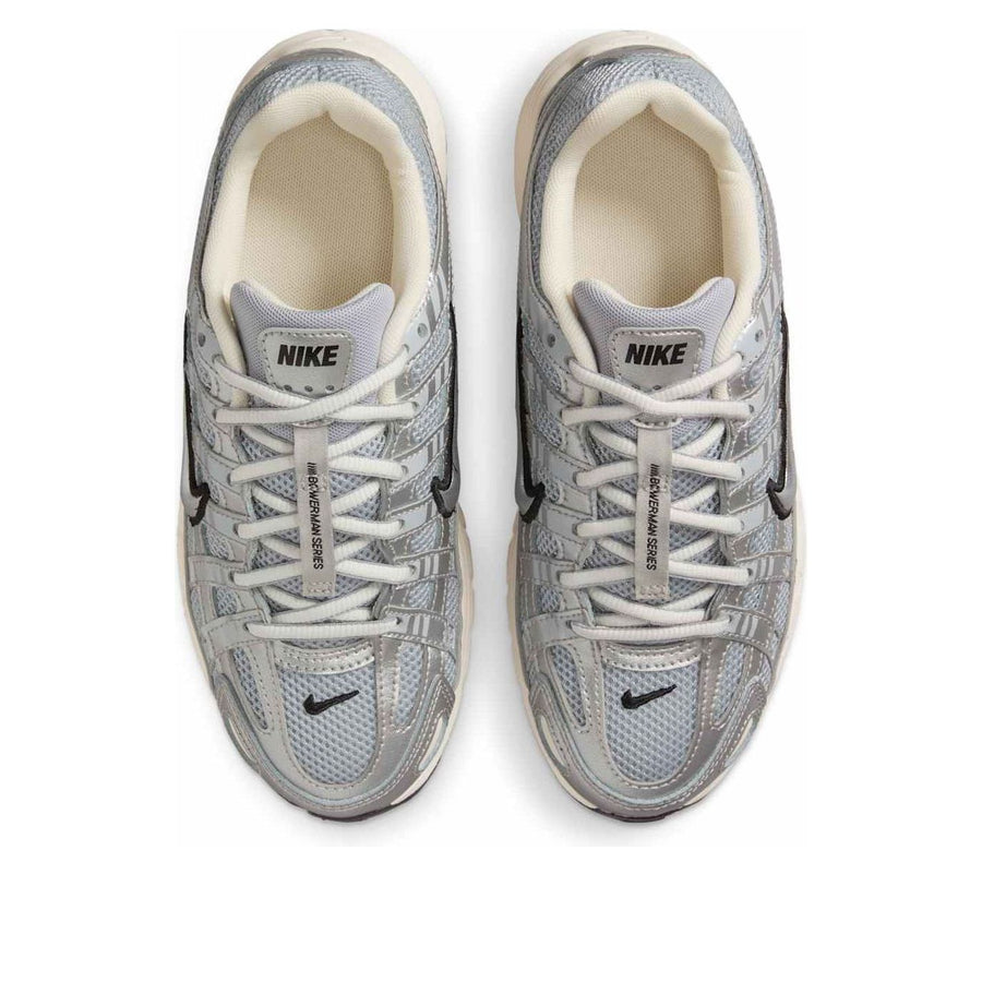 Кроссовки (GS) Nike P-6000 'Metallic Silver Black', серебряный — фото 4