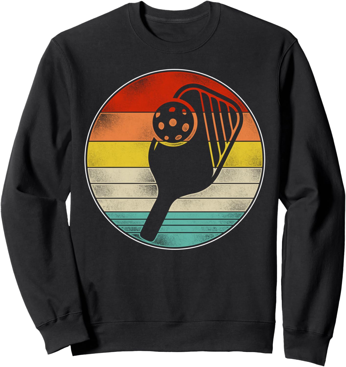 

Ретро-винтажная толстовка для пиклбола Cool Pickleball Player Hd0, черный