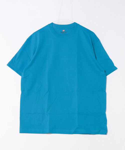 

Футболка однотонная плотная унисекс Hanes Beefy, темно-синий