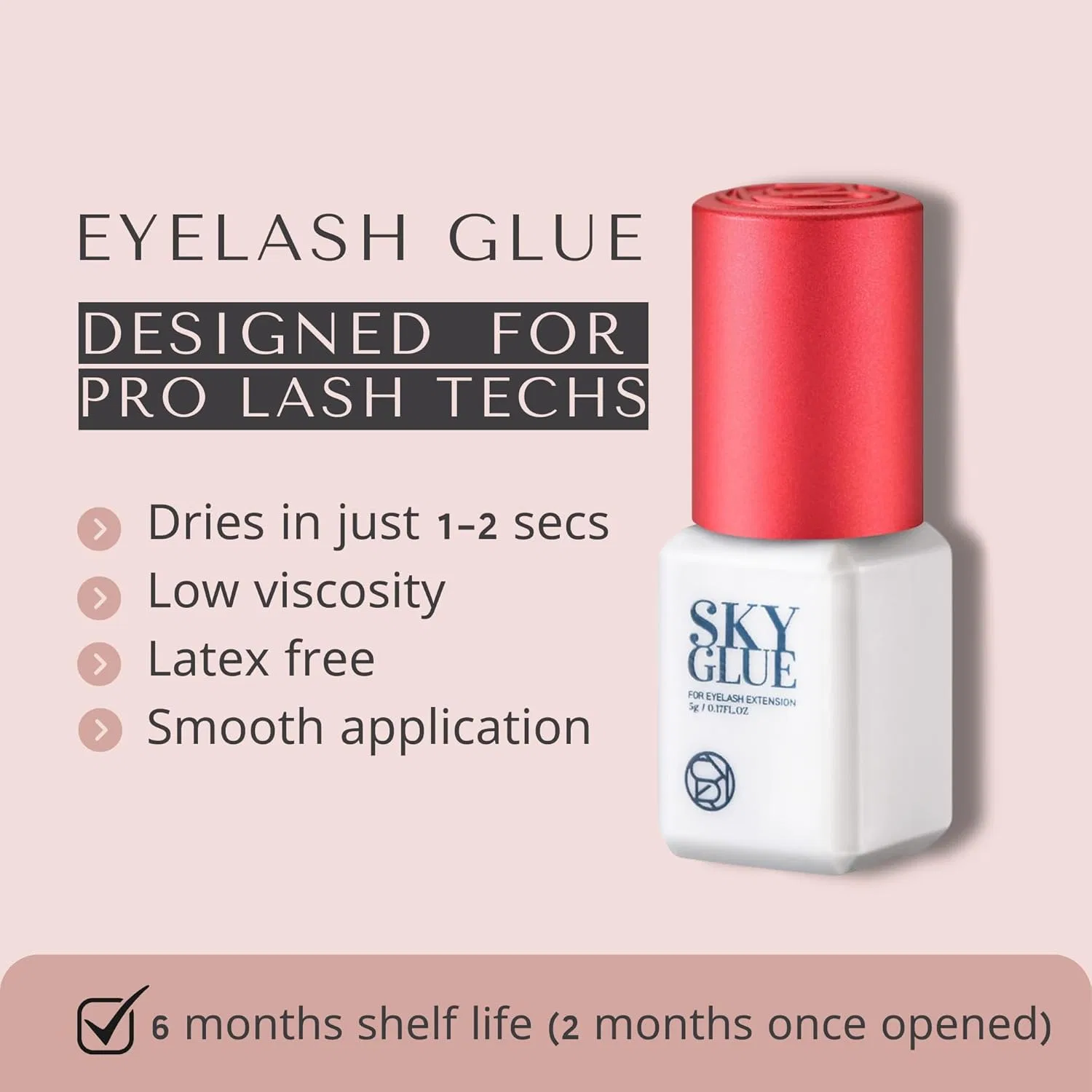 Профессиональный клей SKY S+ Super Glue Adhesive для наращивания ресниц, 10 мл (3 флакона) Sky — фото 2