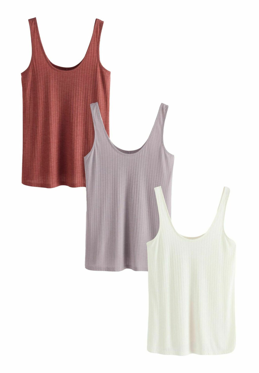 

Топ REGULAR FIT - 3 PACK Next, фиолетовый