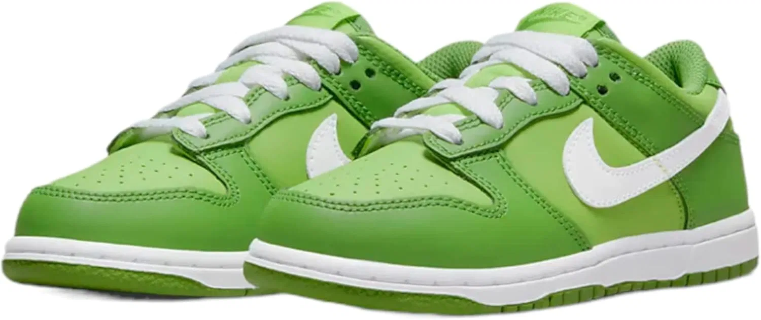 Детские кроссовки Nike Dunk Low, Chlorophyll/White-Vivid Green — фото 3