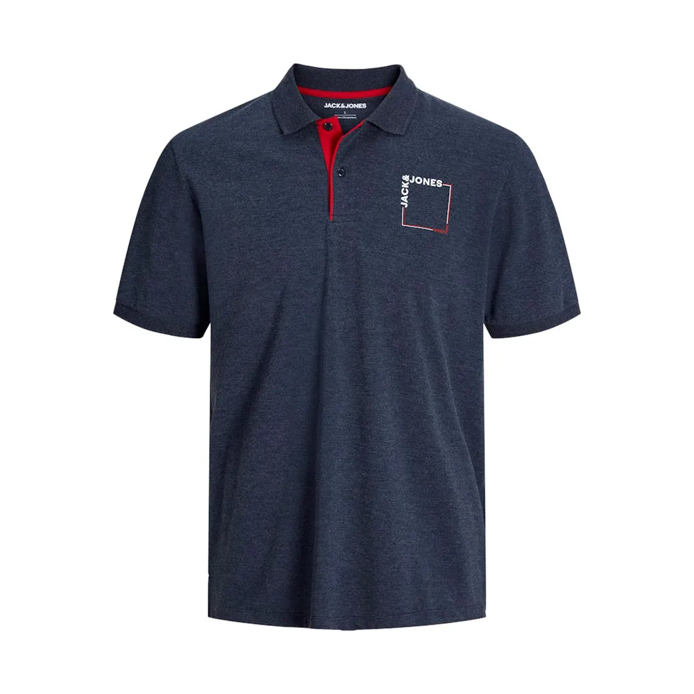 

Поло с коротким рукавом Jack & Jones Verner, синий