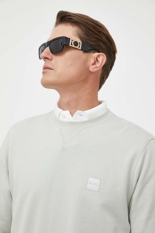 

BOSS BOSS CASUAL толстовка из хлопка Boss Orange, зеленый