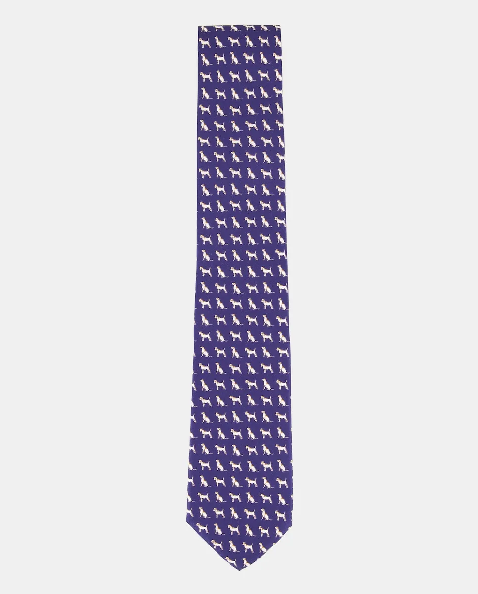 

Шелковый твилевый галстук Emidio Tucci, темно-синий