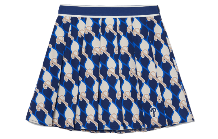 

MLB Повседневная короткая юбка женская королевского синего цвета