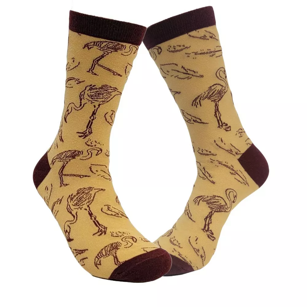 

Носки с рисунком фламинго (женские размеры, взрослые, средние) от Sock Panda