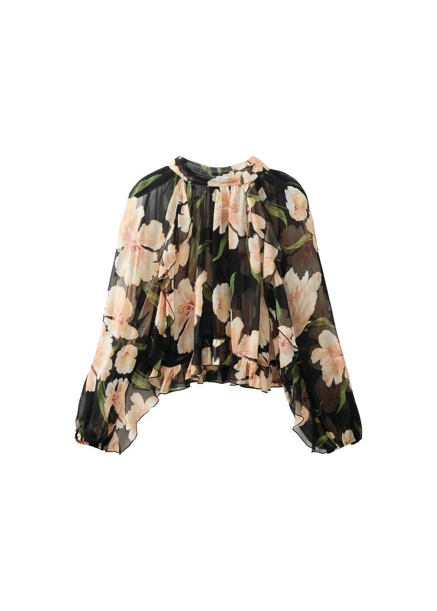 

Блуза MANGO, Yellow/Black