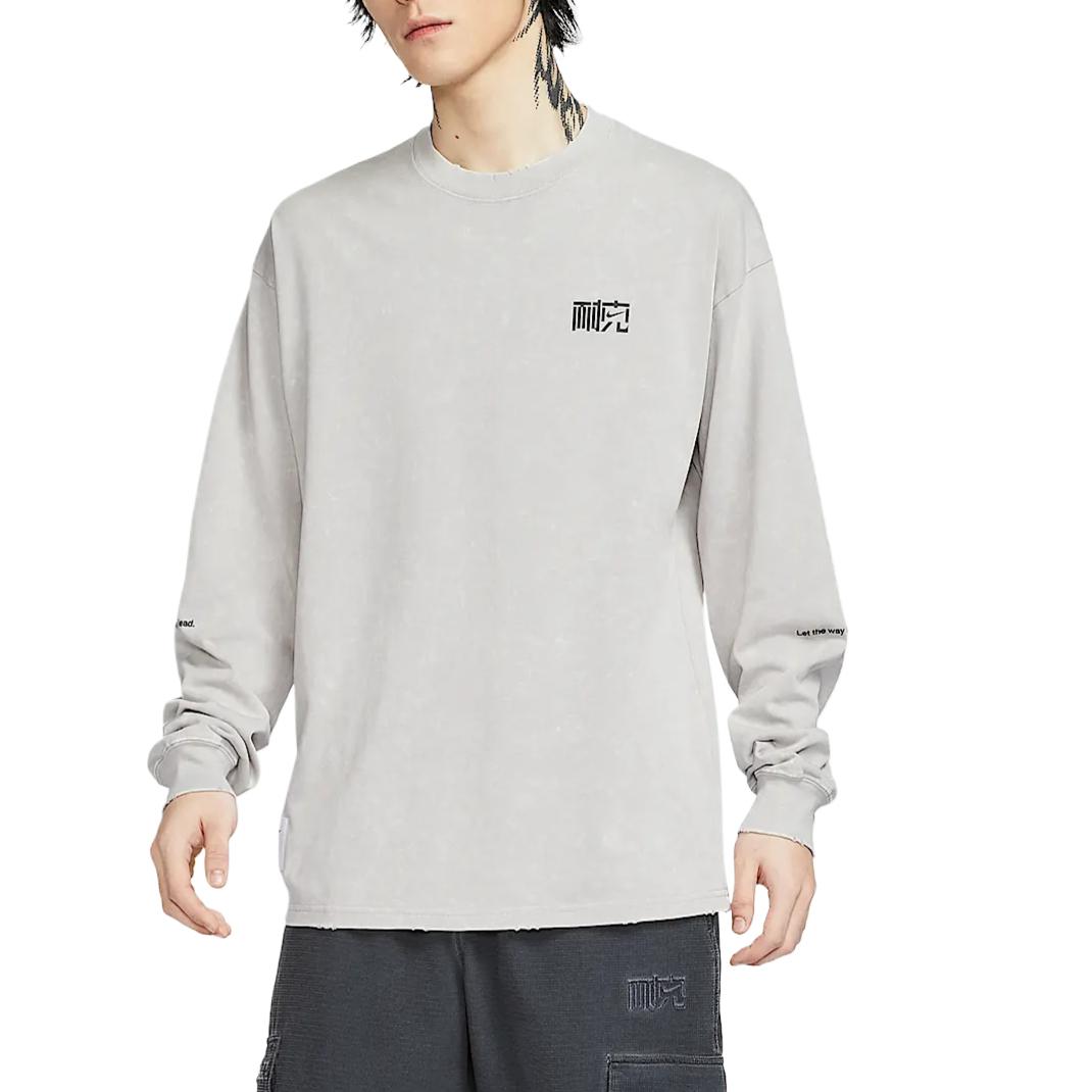 Футболка мужская Light Iron Ore Gray Nike, серый — фото 4