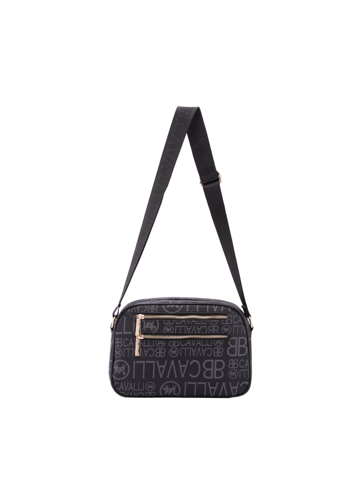 

Наплечная сумка B Cavalli B, цвет black and black