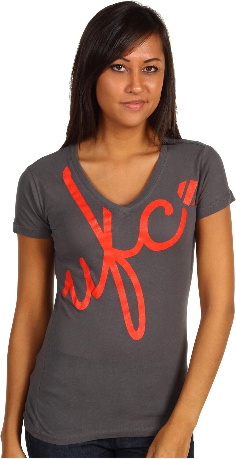 

Футболка UFC Script V-Neck Tee, серый