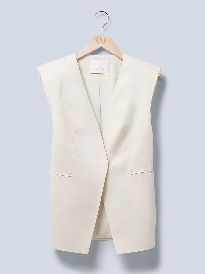 

LeGer Жилет "Frej" кремового цвета