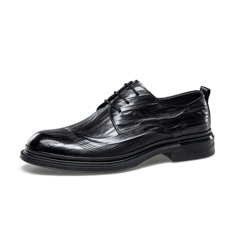 KANGNAI Мужские повседневные кроссовки Low Top черные, цвет Black — фото 2