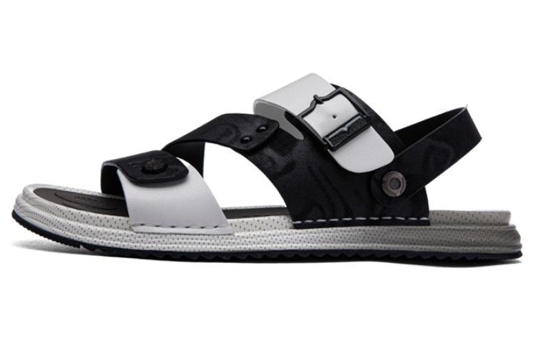 

Пляжные сандалии мужские черно-бело-желтые SEMIR