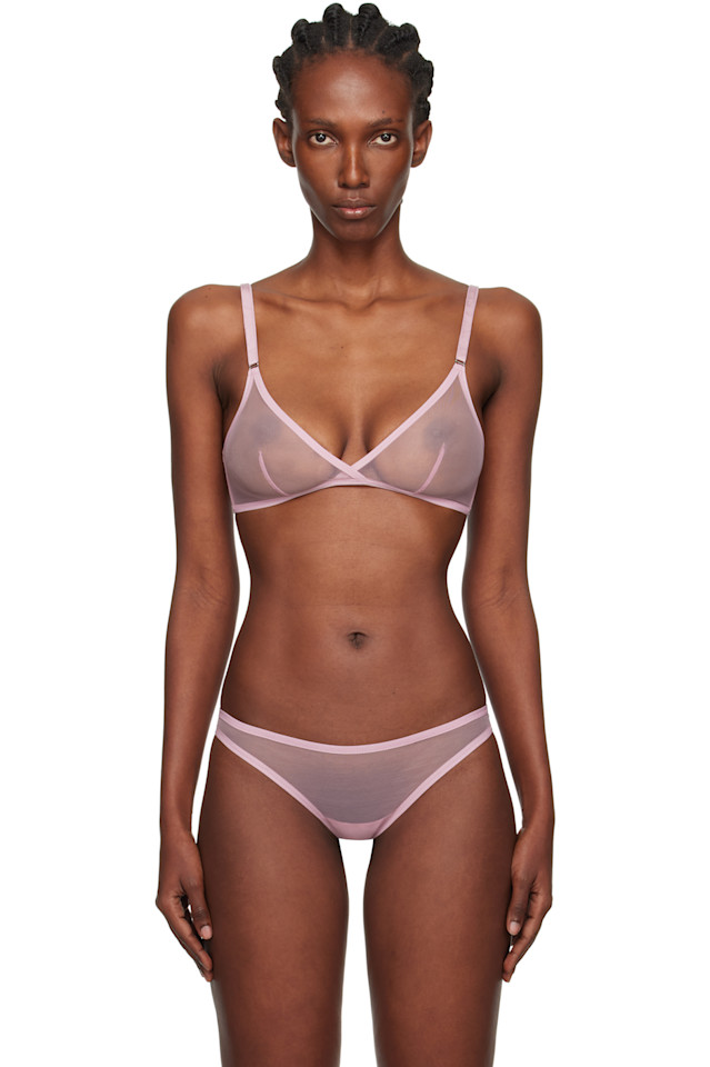 

Yasmine Eslami Розовый мягкий бюстгальтер «Жанна»