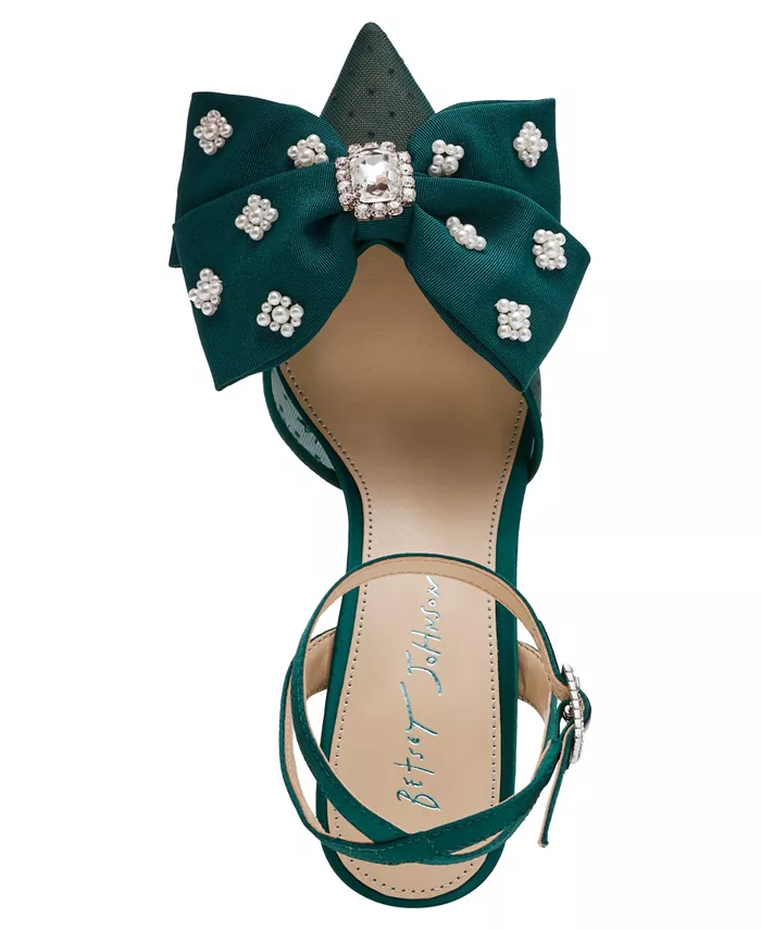 Женские туфли-лодочки Mark Bow Betsey Johnson, зеленый — фото 4