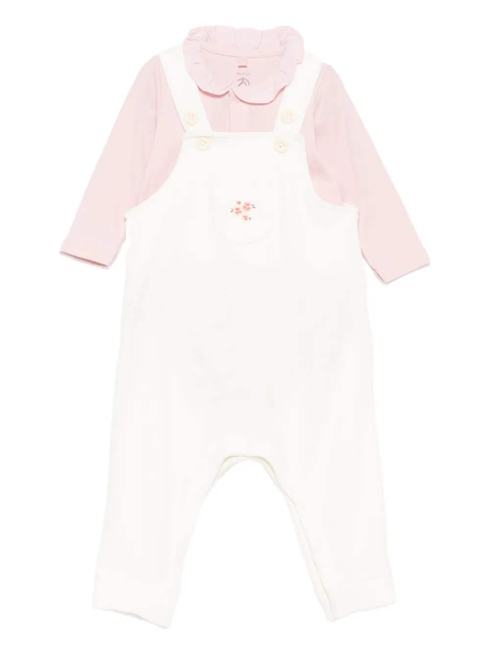 

Боди с застежкой на пуговицы Petit Bateau, нейтральный
