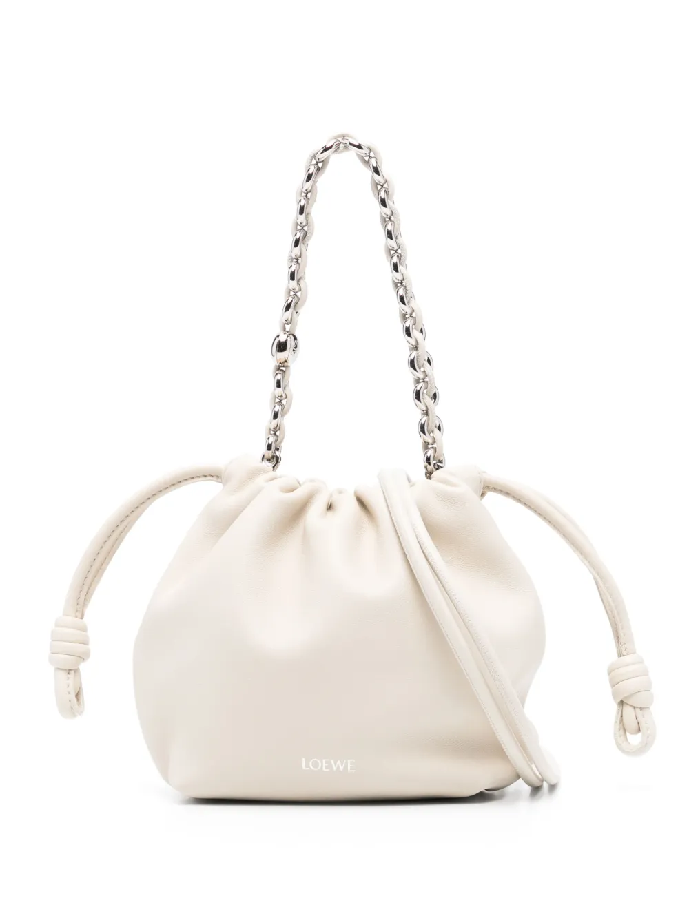 

Мини-сумка на плечо Flamenco LOEWE, белый