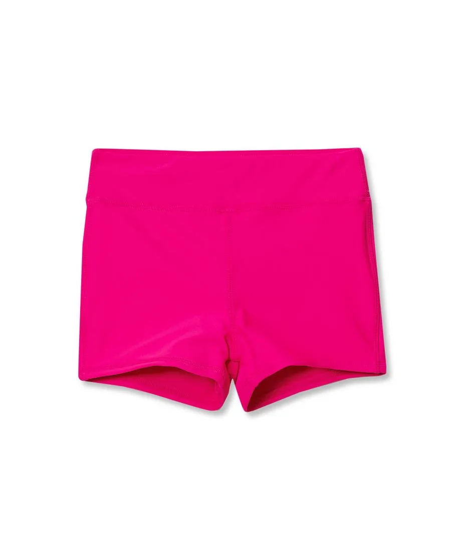 Детские плавки-шорты с хлоростойкостью Lands' End, Neon Fuchsia