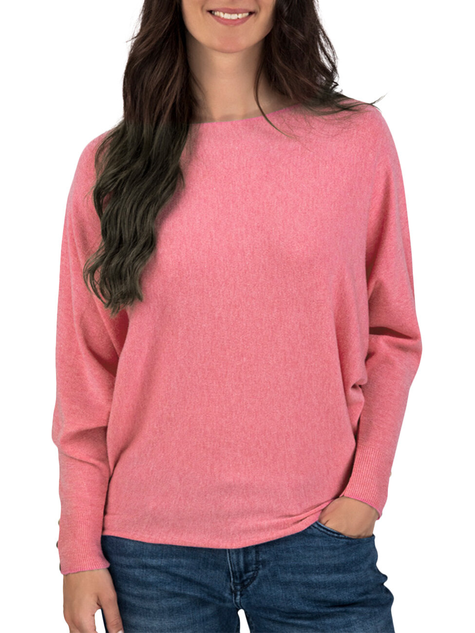 

Свитер DENIMFY Strick DFGreta, розовый