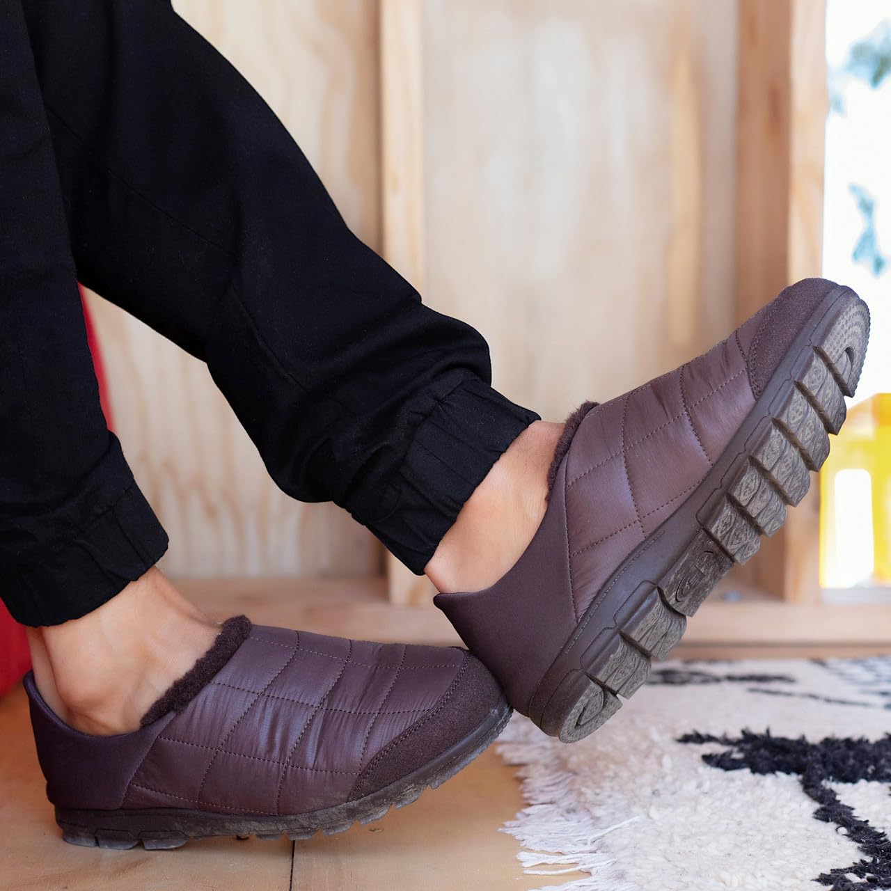 Мужские туфли BEARPAW Harry, Мужская обувь, Мужские слипоны, Удобная повседневная обувь, шоколадный — фото 2