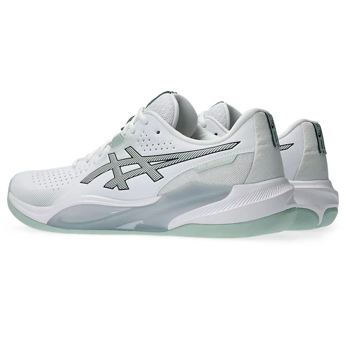 Теннисные кроссовки «GEL-Challenger 15 Indoor» от ASICS, White/Lichen Rock — фото 2