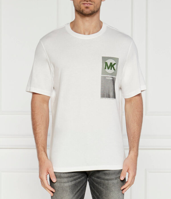 

Футболка с изображением маяка Oversize fit Michael Kors, белый