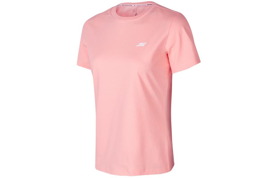 

Футболка Technology Series Regular женская светло-розовая Skechers, светло-розовый/01KG
