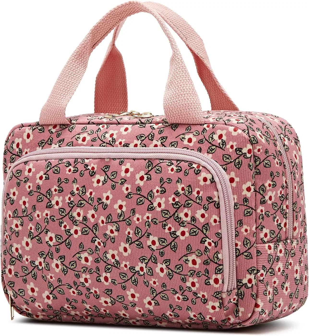 Женская вельветовая косметичка от Funtlend Funtlend, Pink-3