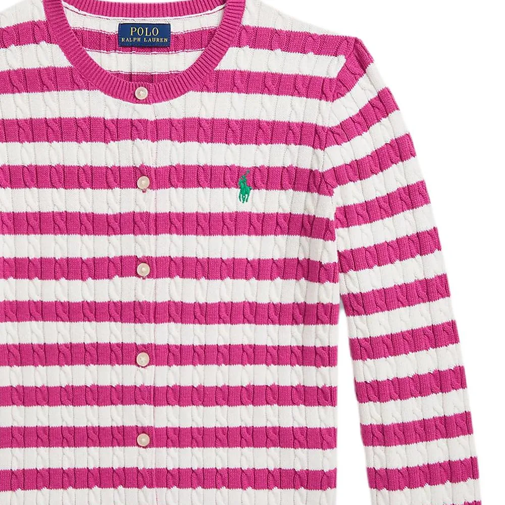 Polo Ralph Lauren Свитер SS26 розовый для подростков — фото 4