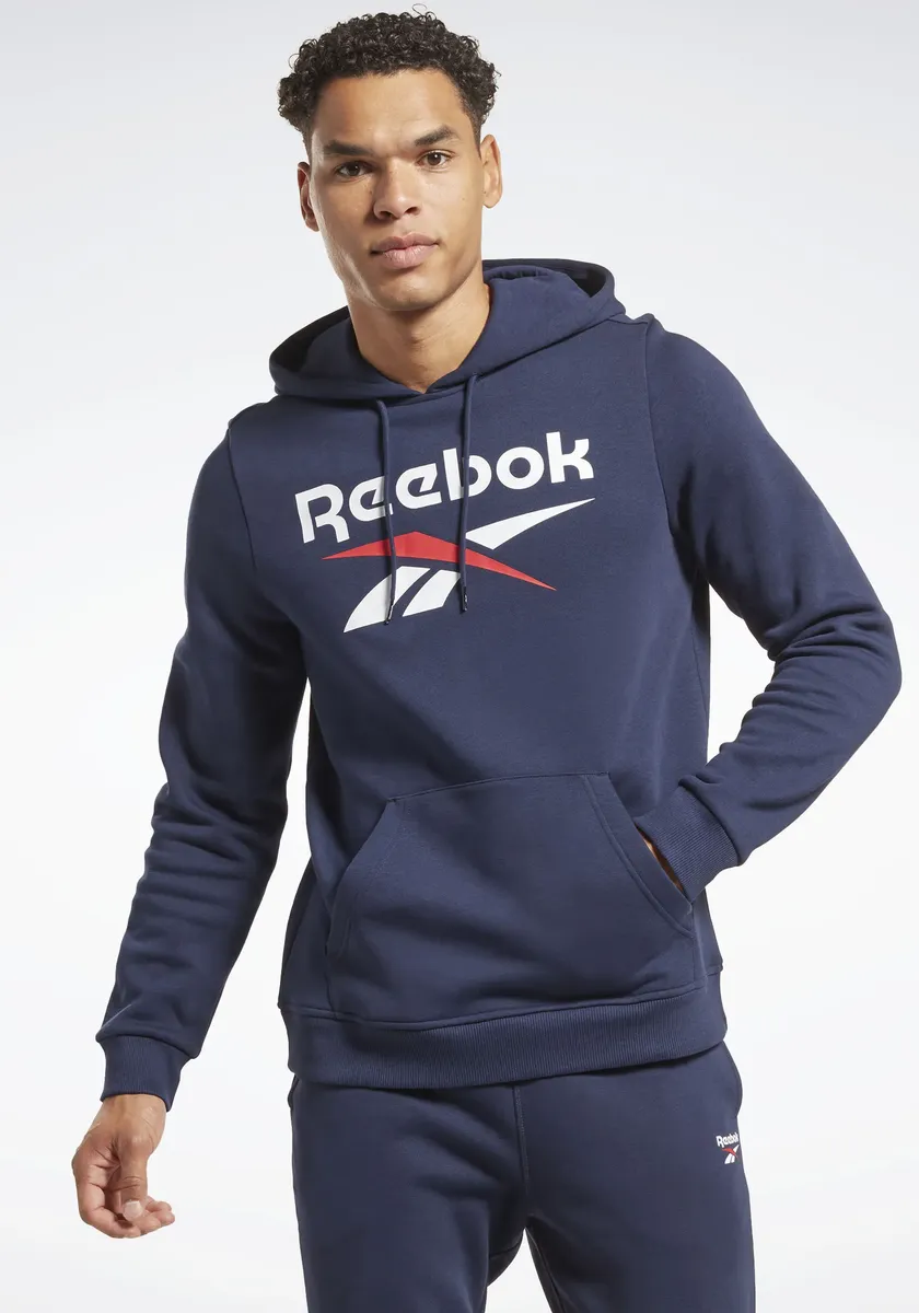 

Толстовка Reebok с капюшоном, цвет Vector Navy