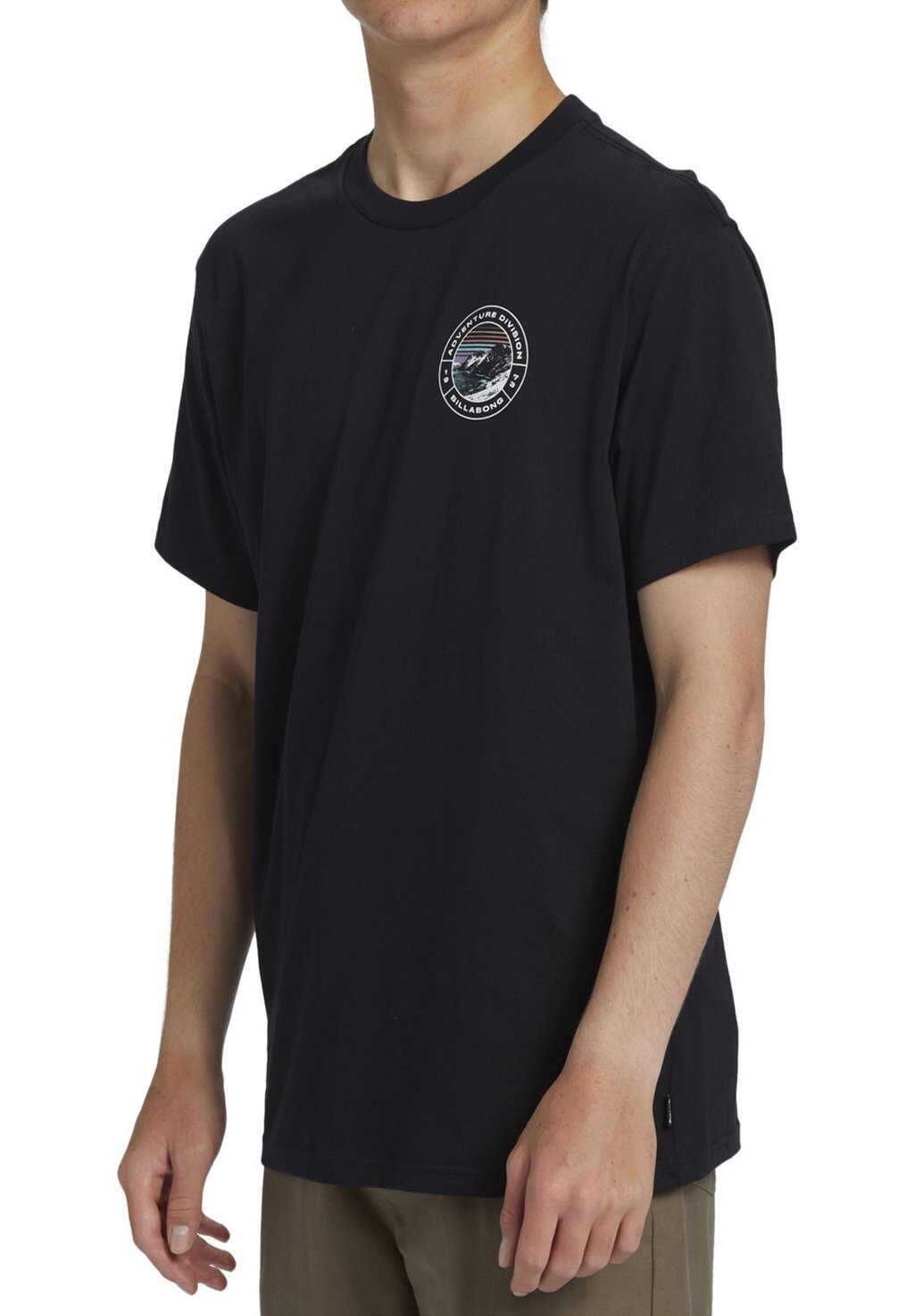 

Футболка с принтом Rockies Ss Billabong, черная