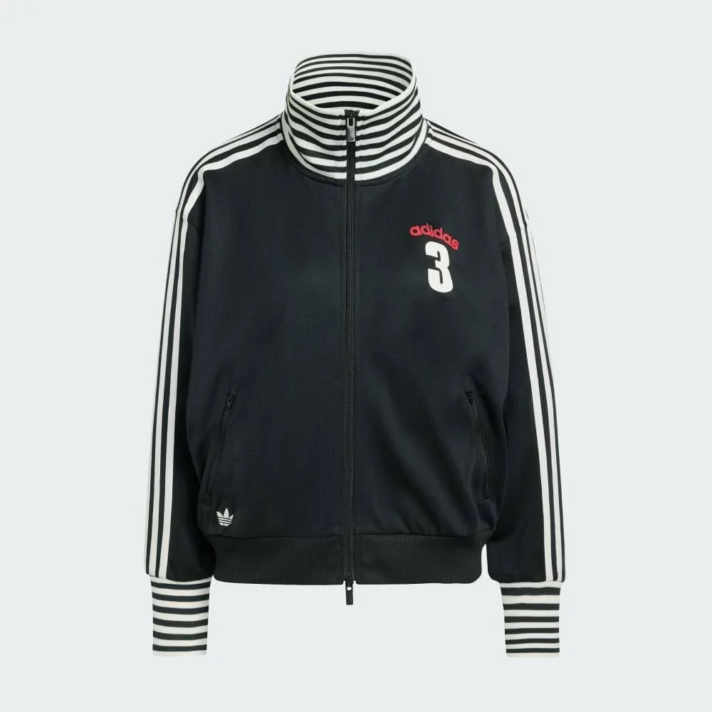 Спортивная футболка Vintage BB TT в полоску и ребристой текстуре Adidas, black — фото 4