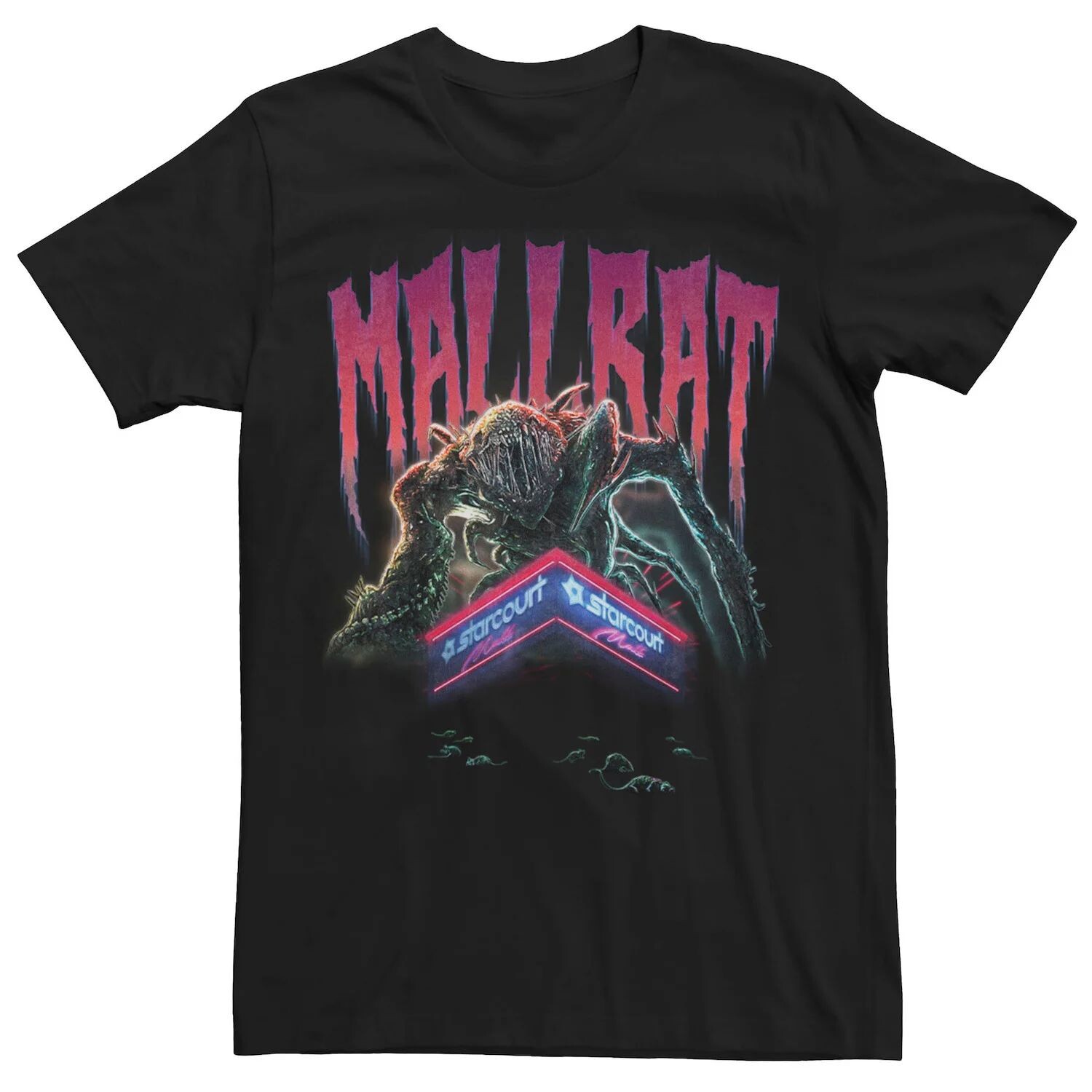 

Мужская футболка с плакатом Mallrat Demogorgan Licensed Character