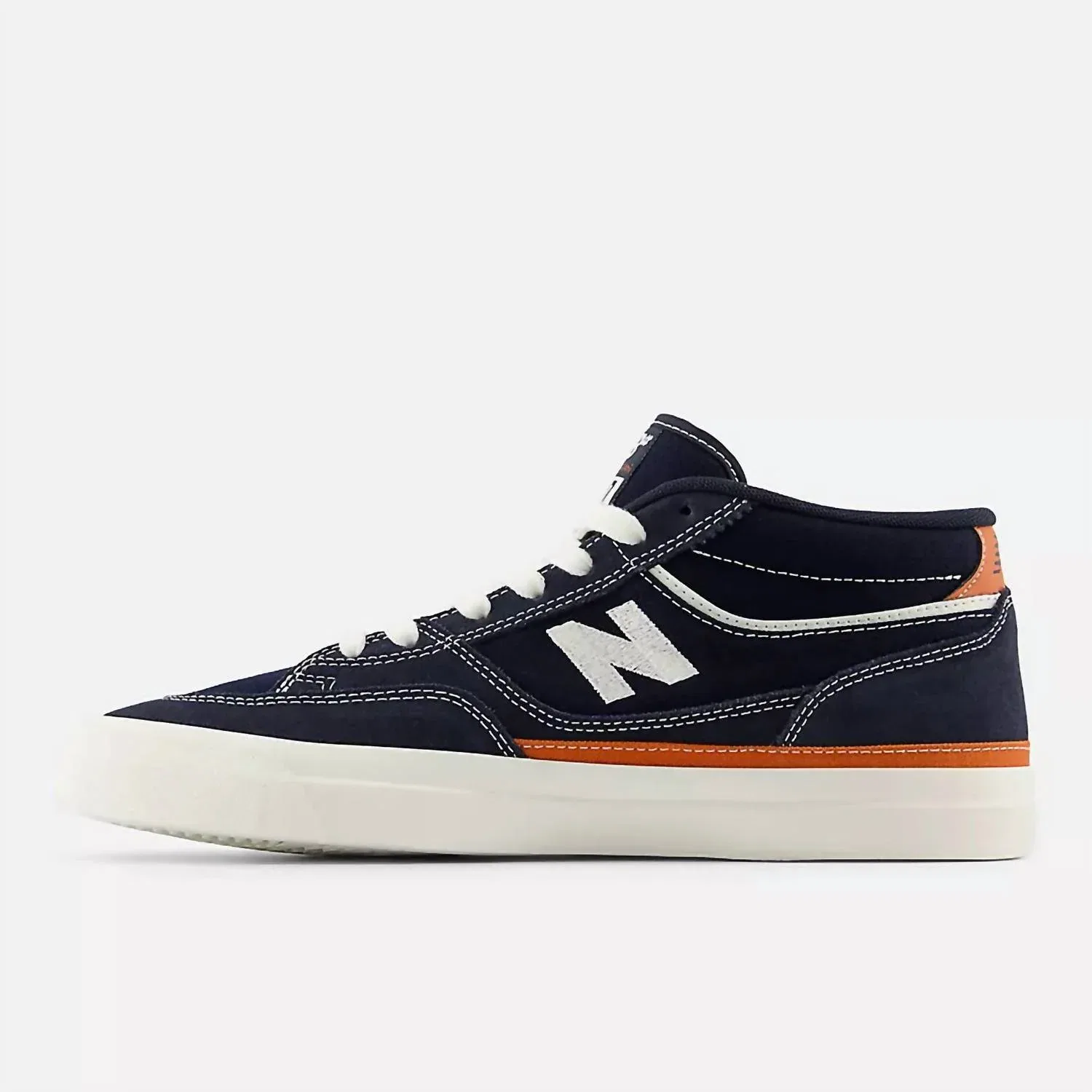 New Balance Мужские кроссовки Numeric Franky темно-синего цвета с белыми вставками — фото 3