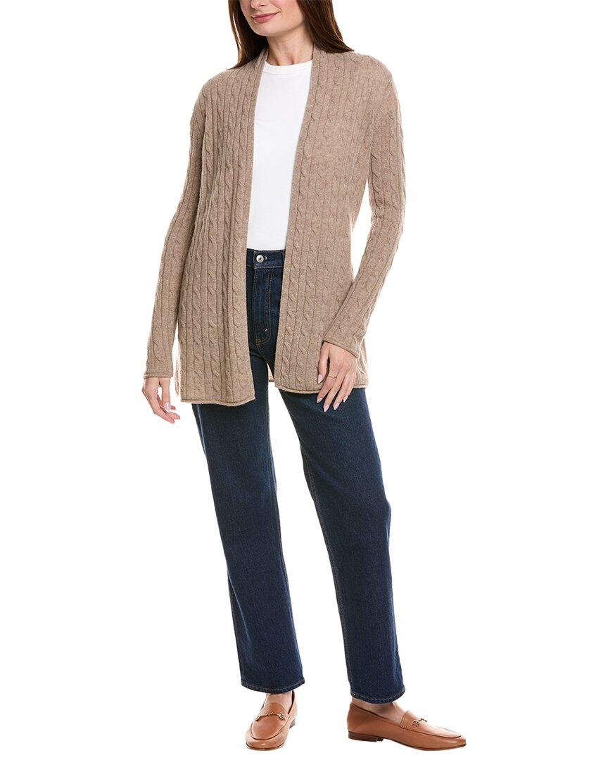 

Пуловер Hannah Rose Breezy Cable Wool & Cashmere-Blend Duster Hannah Rose, серый