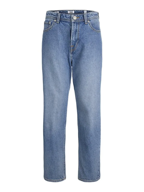 Прямые джинсы криса Jack & Jones Junior, Blue Denim — фото 4