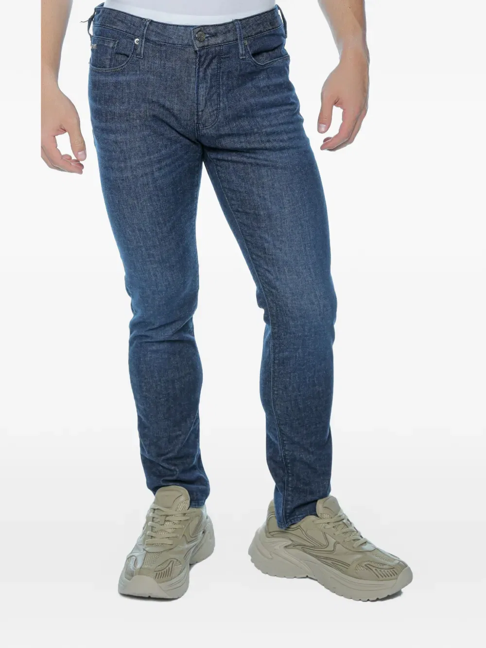 Джинсы J06 зауженного кроя Emporio Armani, синий