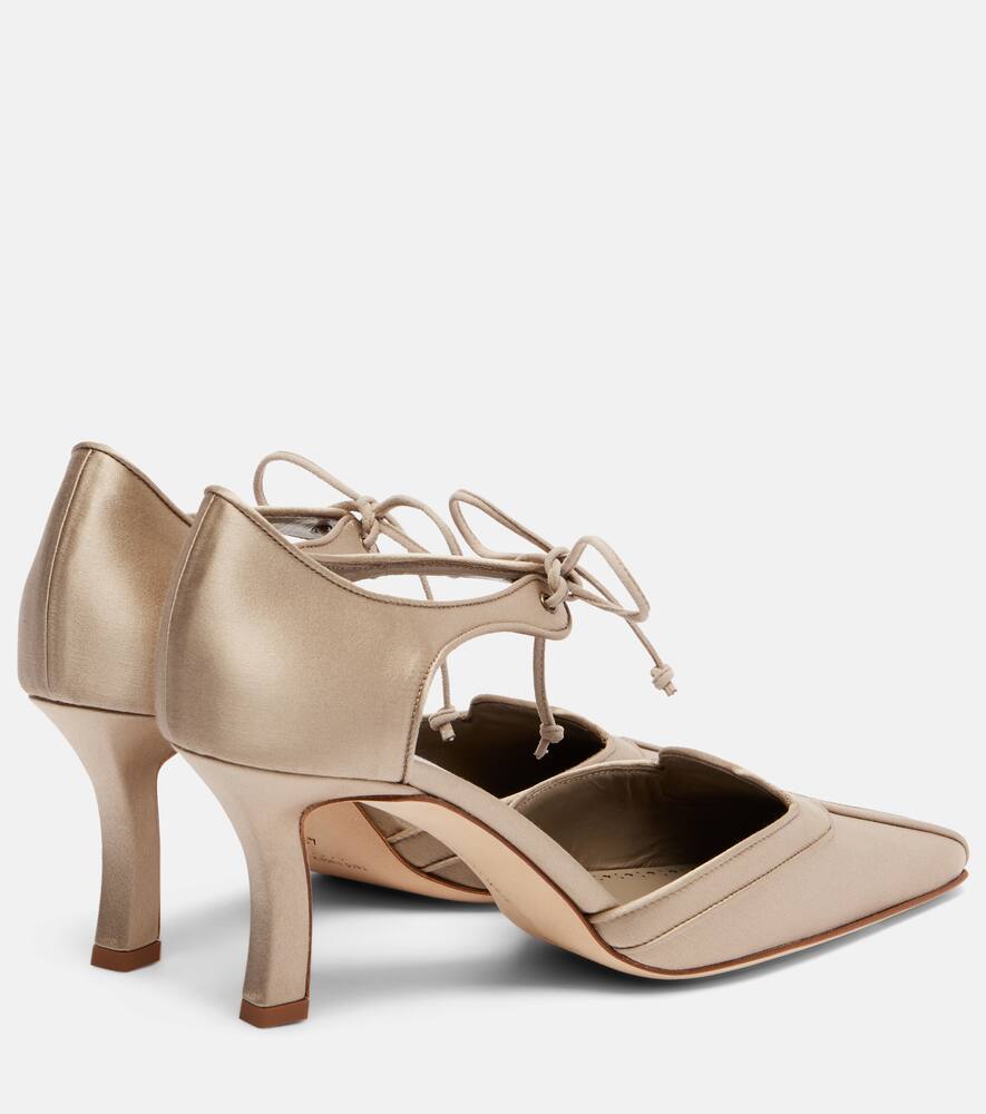 Туфли-лодочки сатиновые Orata 70 Manolo Blahnik, Lbrw 2330 — фото 2